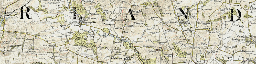 Old map of Witton Shields in 1901-1903