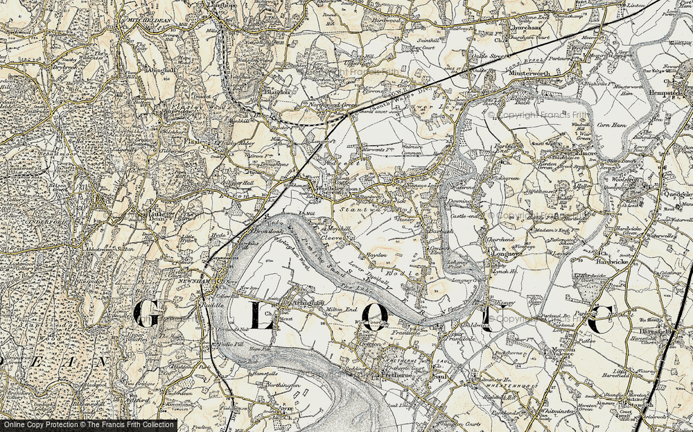 Old Map of Stantway, 1898-1900 in 1898-1900