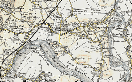 Old map of Stantway in 1898-1900