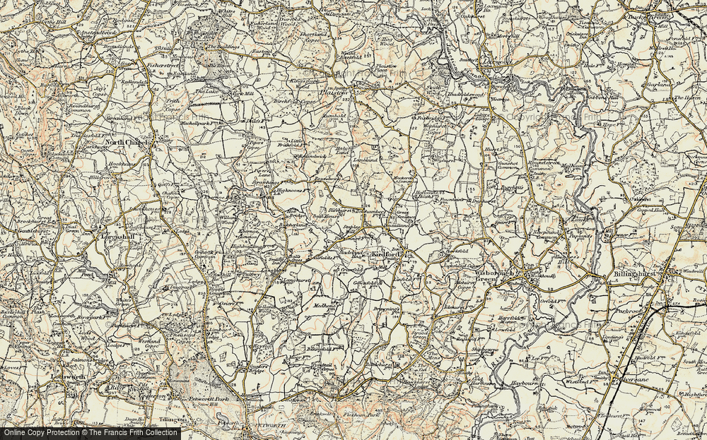 Old Map of Staples Hill, 1897-1900 in 1897-1900