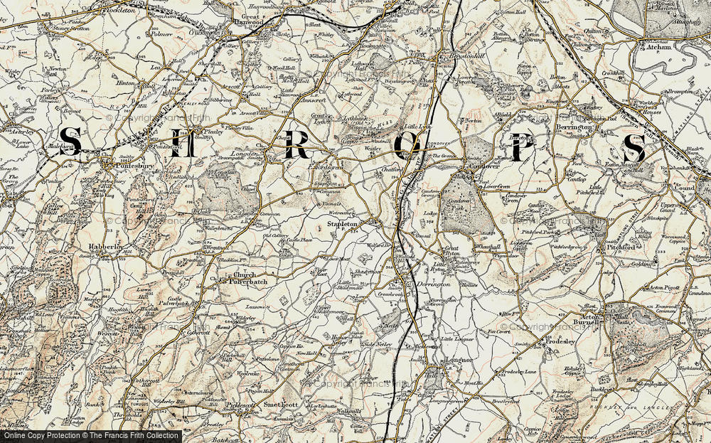 Old Map of Stapleton, 1902-1903 in 1902-1903