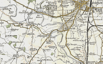Old map of Stapleton in 1903-1904