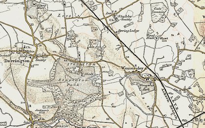 Old map of Stapleton in 1903