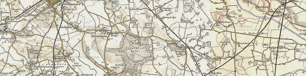 Old map of Stapleton in 1903