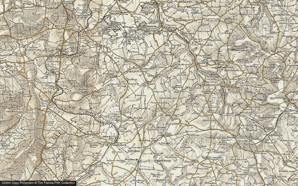 Old Map of Star, 1901 in 1901