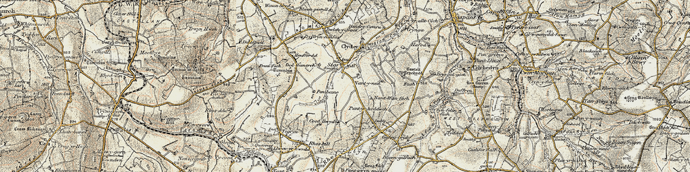 Old map of Star in 1901