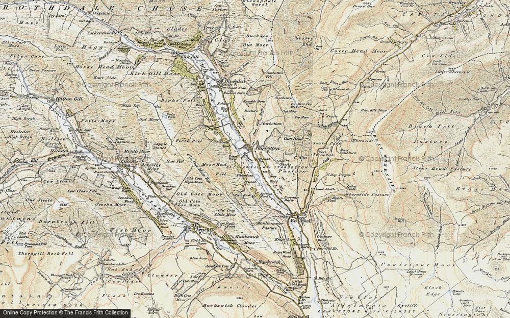 Old Map of Historic Map covering Wibbertons Fields in 1903-1904