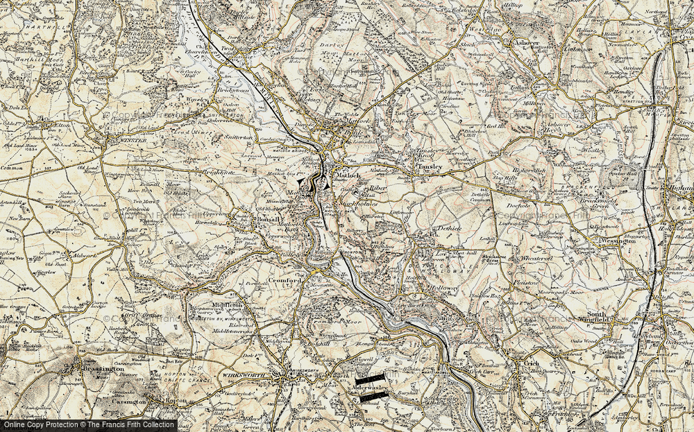 Old Map of Starkholmes, 1902-1903 in 1902-1903