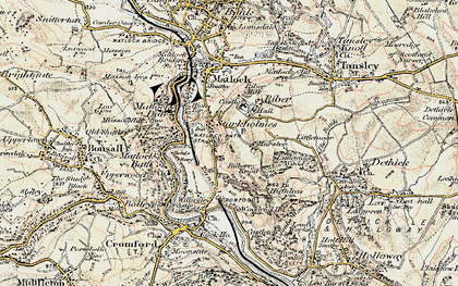 Old map of Starkholmes in 1902-1903