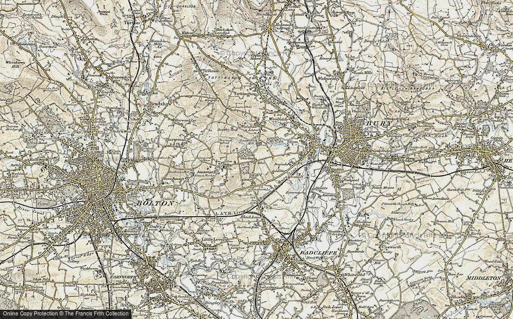 Old Map of Starling, 1903 in 1903