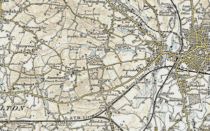 Old map of Starling in 1903