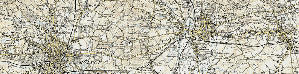 Old map of Starling in 1903