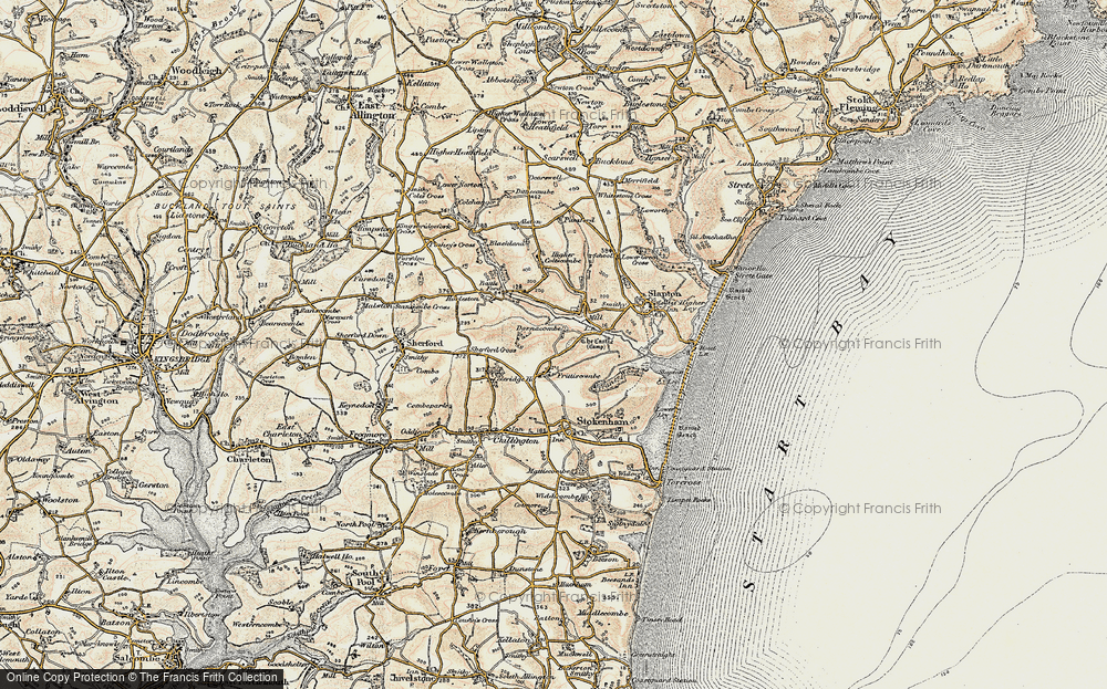 Old Map of Start, 1899 in 1899