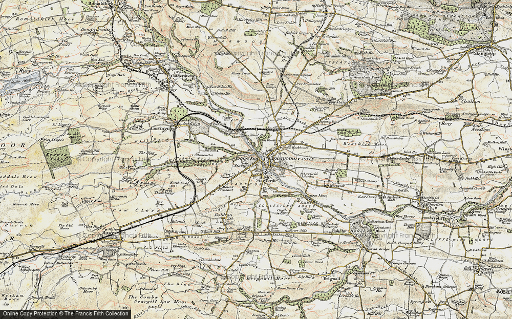 Old Map of Startforth, 1903-1904 in 1903-1904