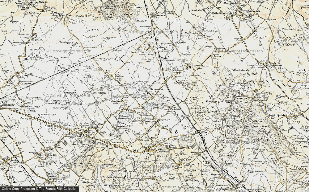 Old Map of Startop's End, 1898-1899 in 1898-1899