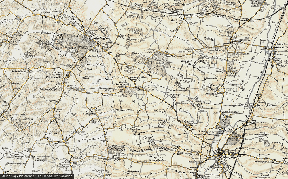 Old Map of Staughton Highway, 1898-1901 in 1898-1901