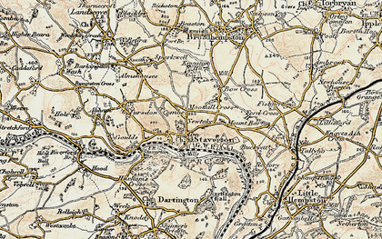 Old map of Abham in 1899