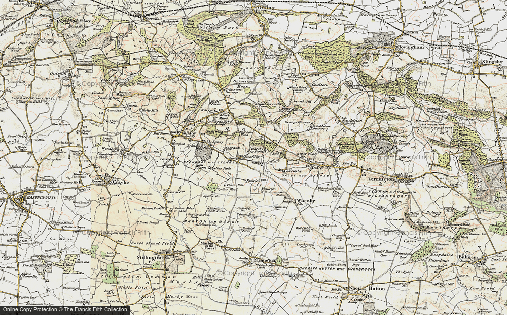 Old Map of Stearsby, 1903-1904 in 1903-1904