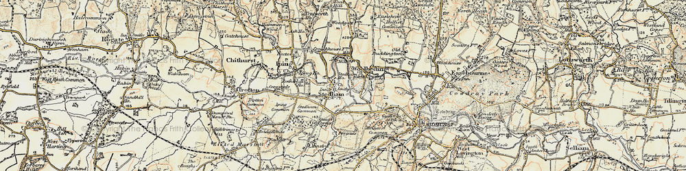 Old map of Stedham in 1897-1900