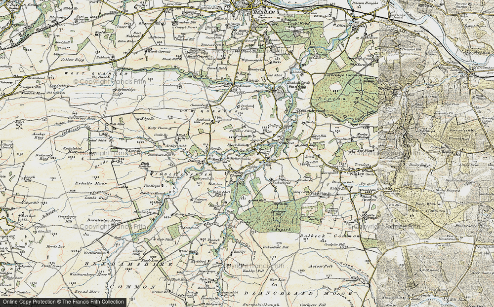 Old Map of Steel, 1901-1904 in 1901-1904