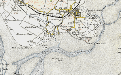Old map of Steel Green in 1903-1904