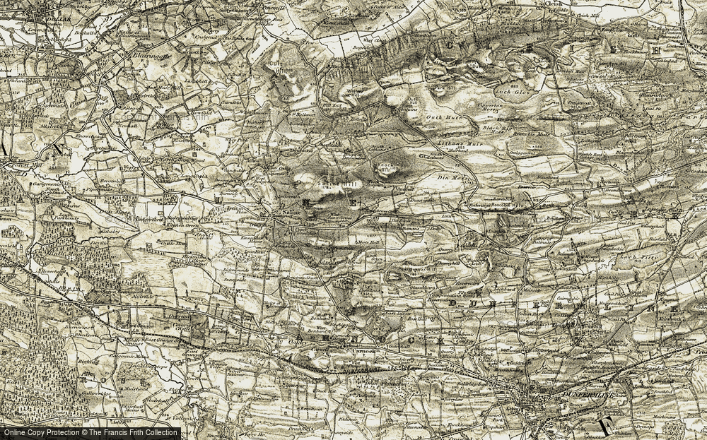 Old Map of Steelend, 1904-1906 in 1904-1906