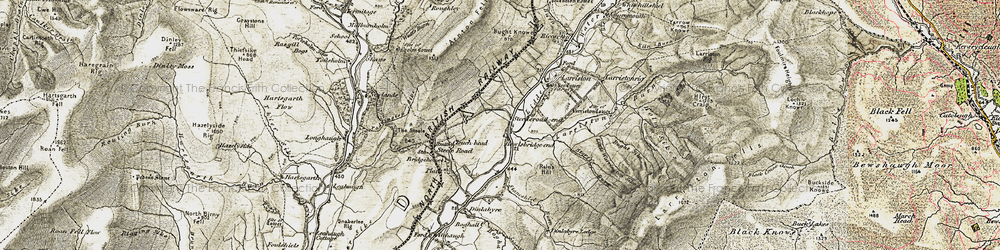 Old map of Steeleroad-end in 1901-1904