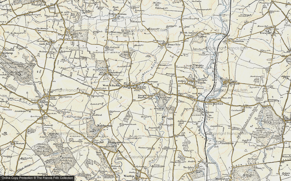 Old Map of Historic Map covering Bartongate in 1898-1899