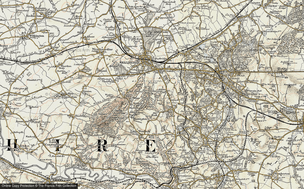 Old Map of Steeraway, 1902 in 1902