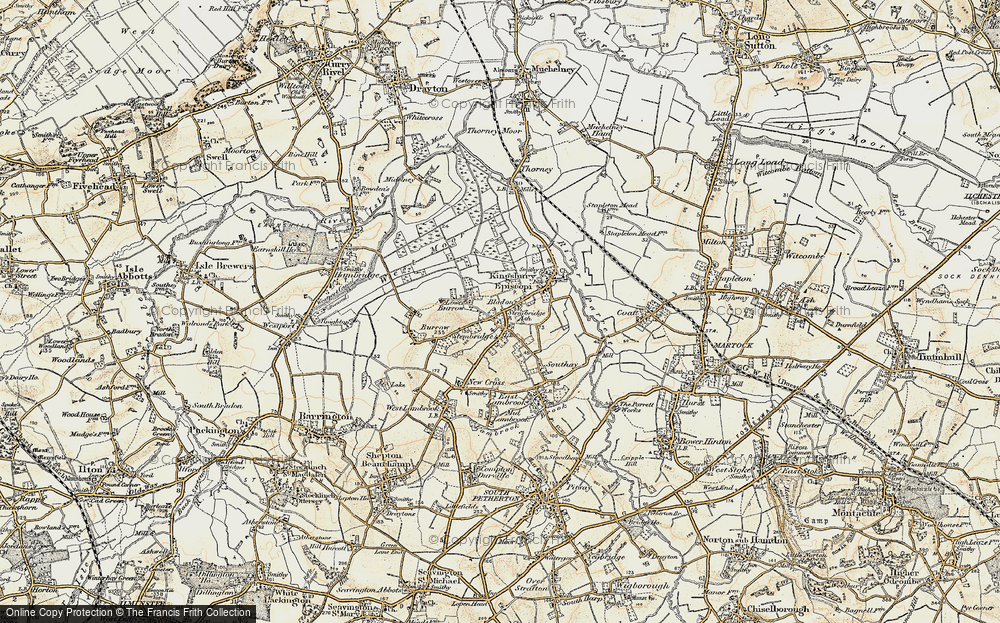Old Map of Stembridge, 1898-1900 in 1898-1900