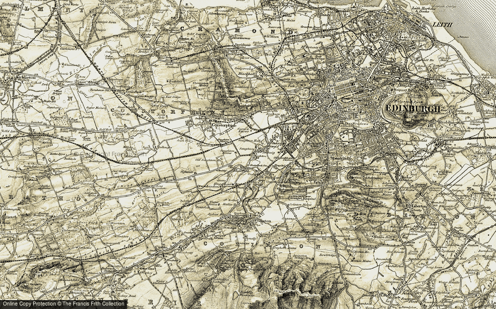 Old Map of Stenhouse, 1903-1904 in 1903-1904