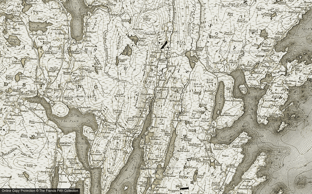 Old Map of Stenswall, 1911-1912 in 1911-1912