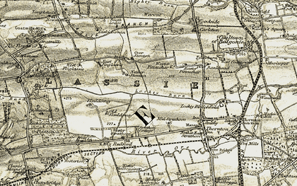 Old map of Redford in 1903-1908