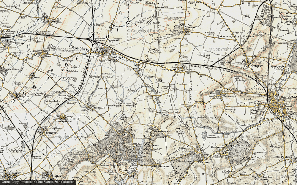 Old Map of Stenwith, 1902-1903 in 1902-1903