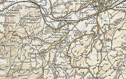 Old map of Stepaside in 1902-1903