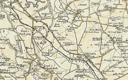 Old map of Brierlow Bar in 1902-1903