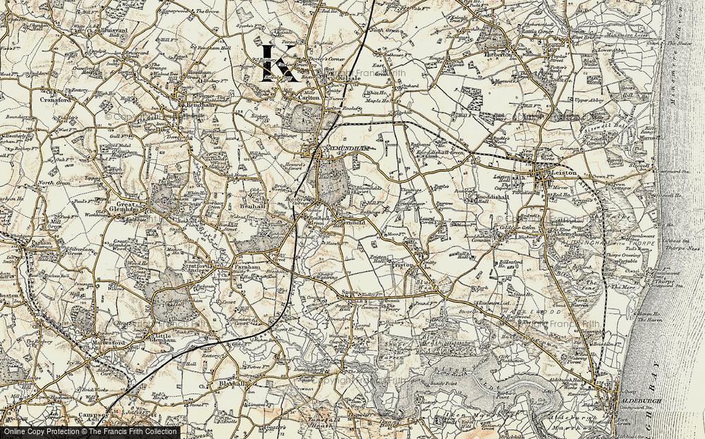 Old Map of Sternfield, 1898-1901 in 1898-1901