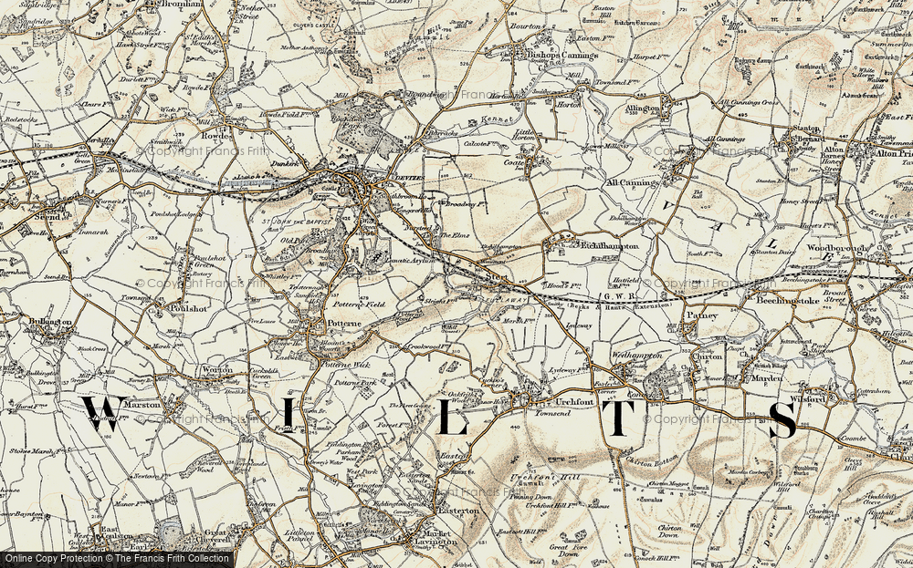Old Map of Stert, 1898-1899 in 1898-1899