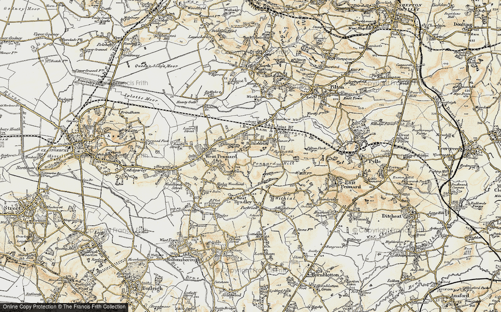 Old Map of Sticklinch, 1899 in 1899