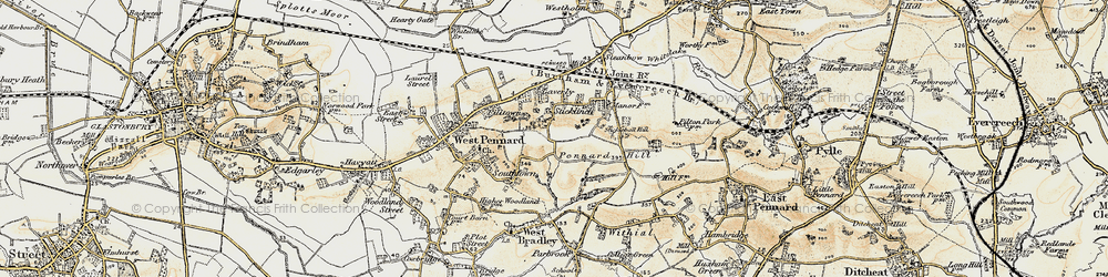 Old map of Sticklinch in 1899