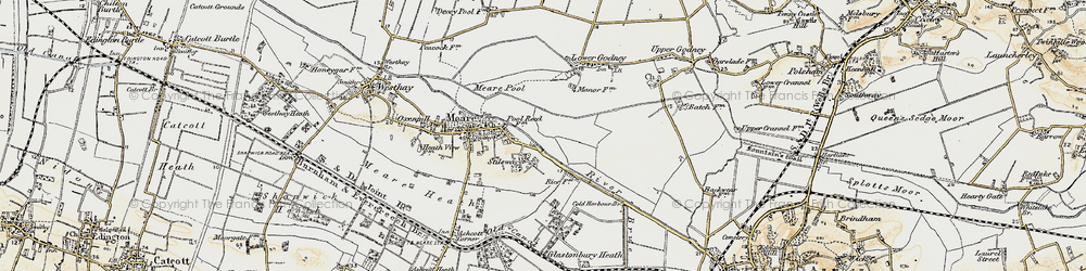 Old map of Stileway in 1898-1900