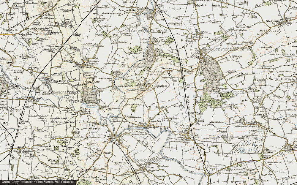 Old Map of Historic Map covering Mount Fm in 1903