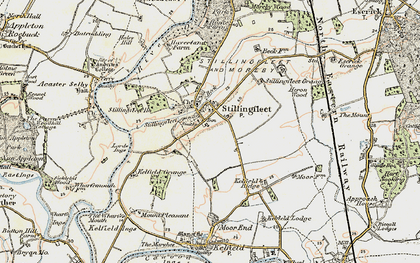 Old map of Stillingfleet in 1903