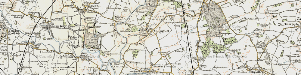 Old map of Stillingfleet in 1903