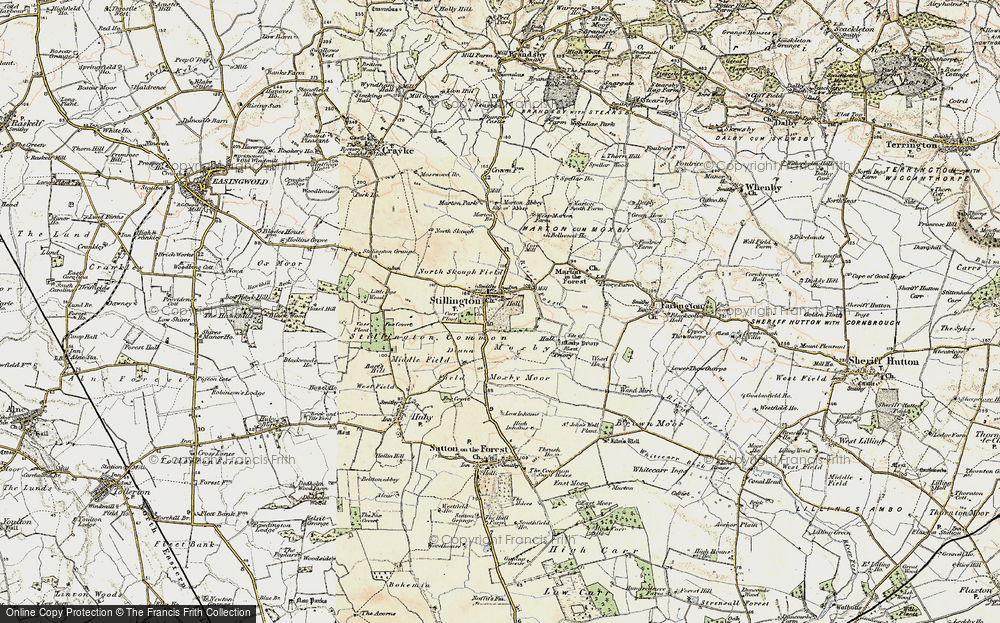 Old Map of Stillington, 1903-1904 in 1903-1904