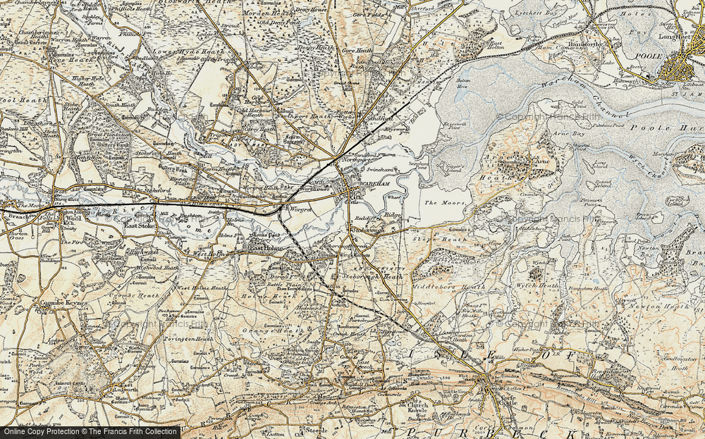 Old Map of Stoborough, 1899-1909 in 1899-1909