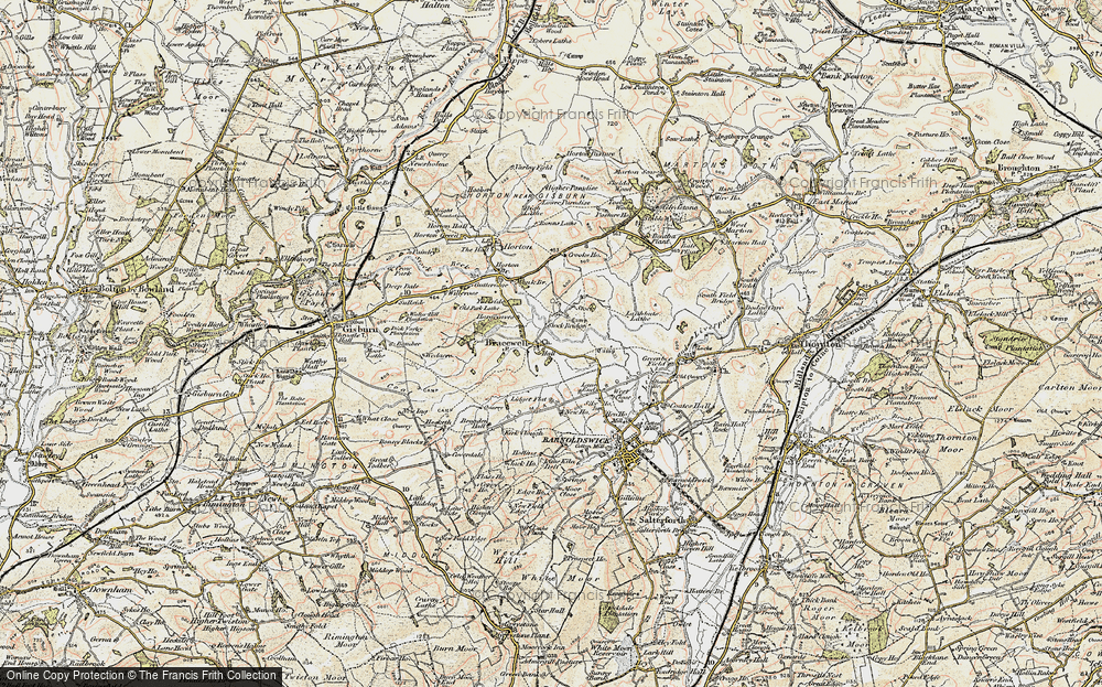 Old Map of Stock, 1903-1904 in 1903-1904