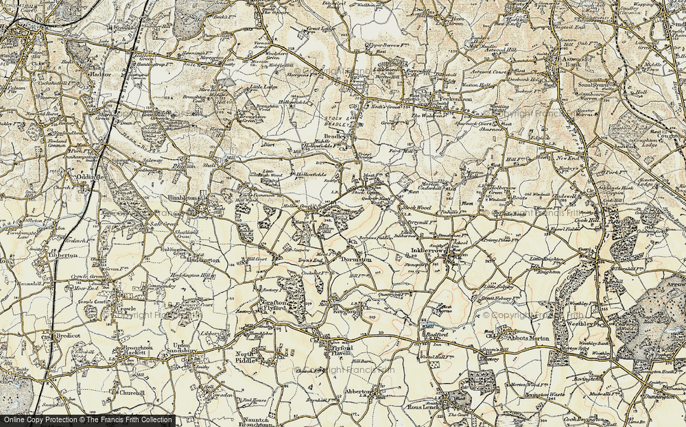 Old Map of Stock Green, 1899-1902 in 1899-1902