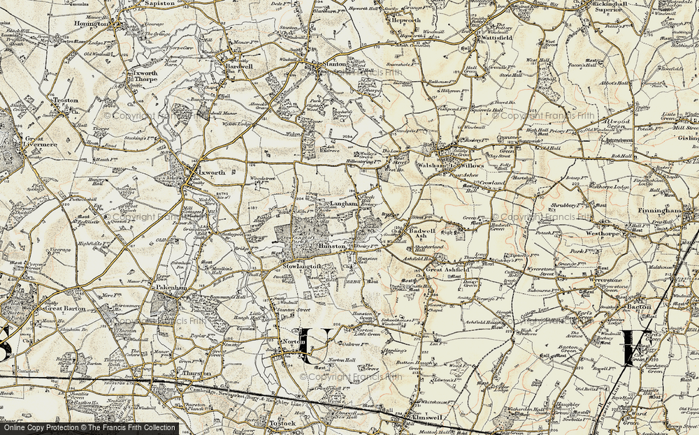 Old Map of Stock Hill, 1901 in 1901