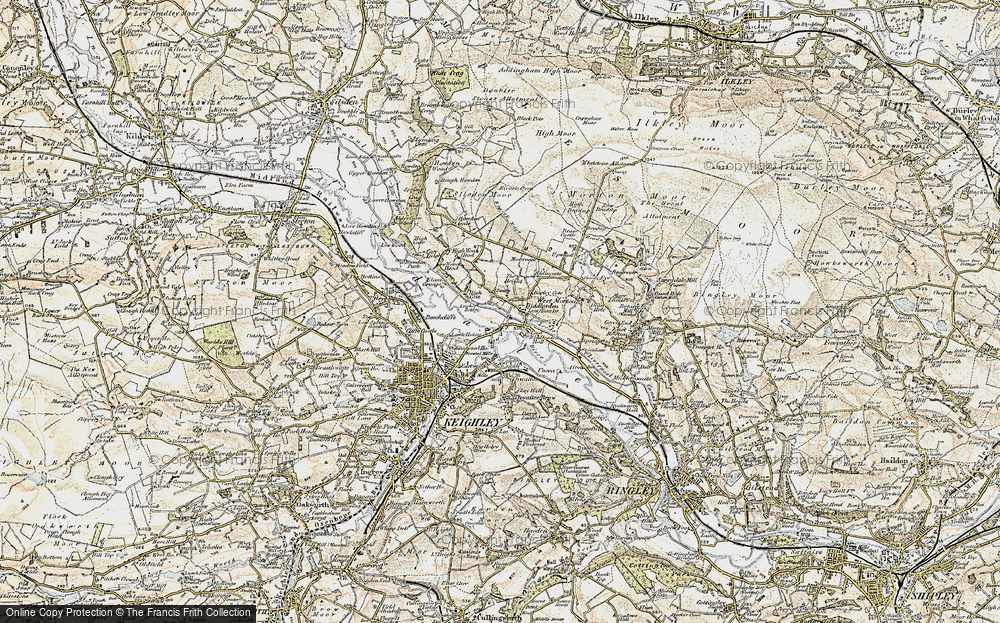 Old Map of Stockbridge, 1903-1904 in 1903-1904